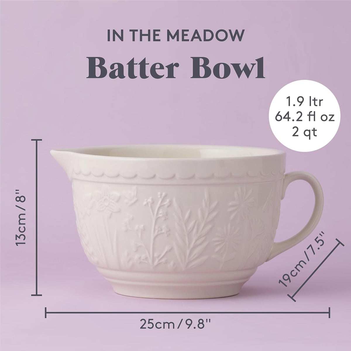 Mason Cash In the Meadow 2 Qt Batter Bowl